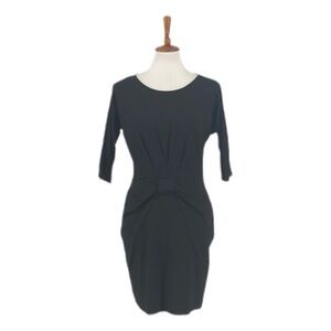 Mark Womens Dress Black Size Medium Knee High 3/4 Sleeve